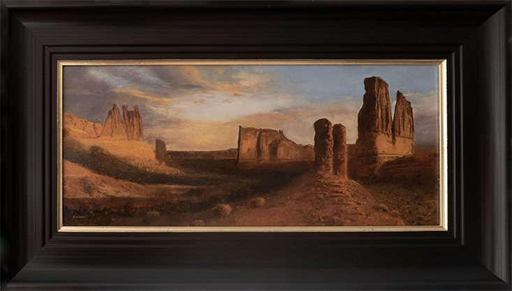 Morning at Arches National Park Utah Oil Painting